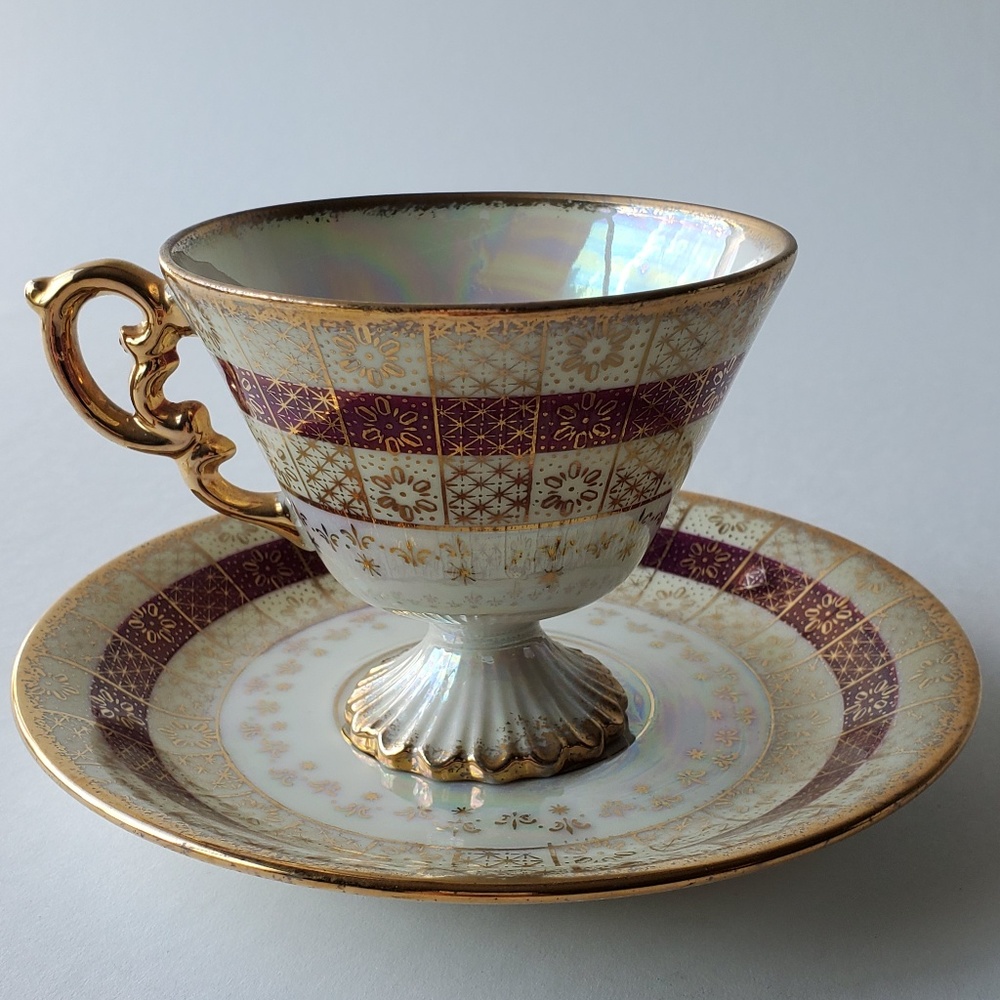 Vintage  Royal Sealy Teacup and Saucer